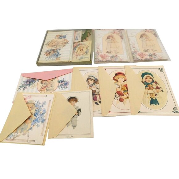 Large Lot of Vintage Jan Hagara Stationery Notecards Envelopes Postcards - Picture 4 of 5